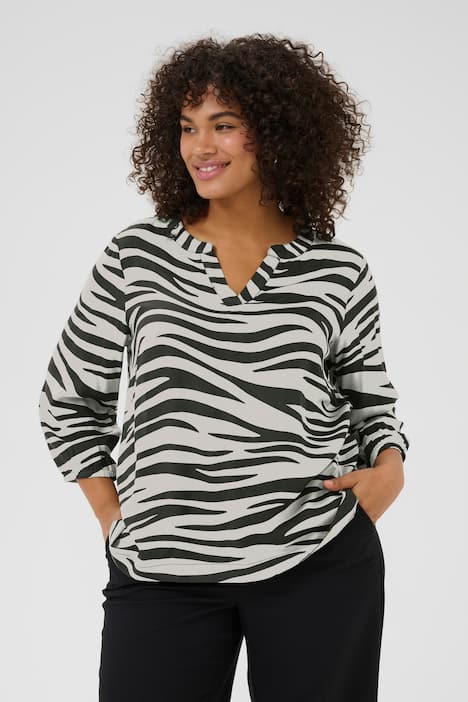 Kurzarm-Bluse Regular fit