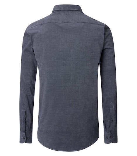 Hemdjacke uni Casual Fit