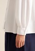 Damen Stehkragenbluse - Uni