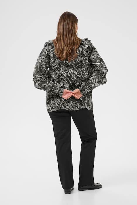 Langarm-Bluse Regular fit