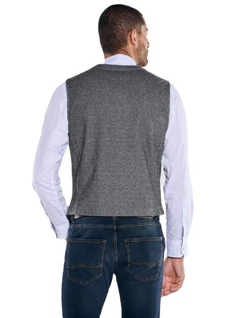 engbers Herren Sakko-Weste regular , Grau