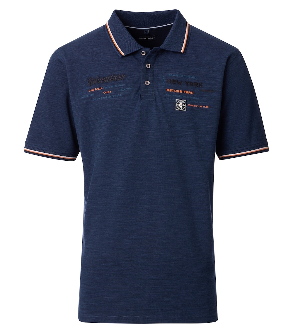 CASAMODA Polo-Shirt uni