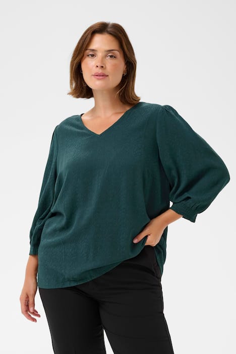 Langarm-Bluse Regular fit