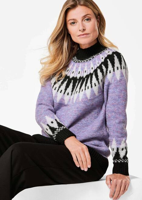 Norweger-Pullover mit wärmender Schurwolle