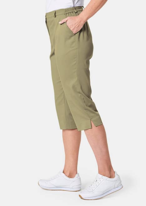 GOLDNER Capri satijnen broek CARLA Capri CARLA van satijn