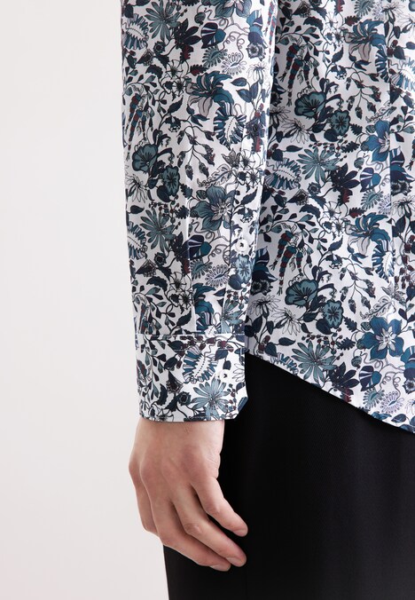 Herren Business Hemd - Geblümt