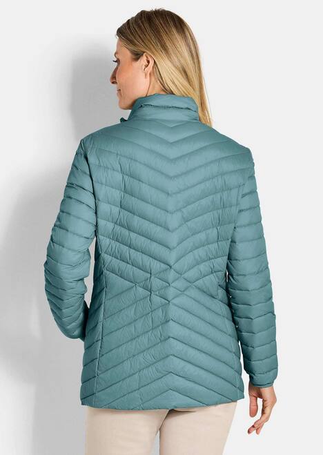 Donsjack met elegant stiksel