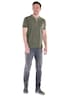 engbers Herren Henley T-Shirt , Oliv