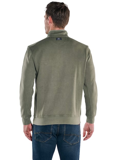 engbers Herren Sweatshirt Stehbund , Oliv