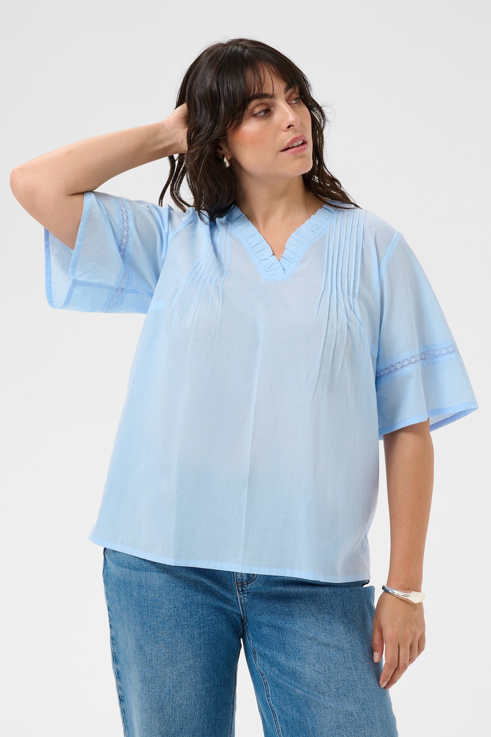 Langarm-Bluse Regular fit