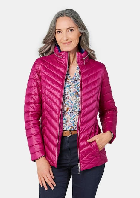 Leichte Steppjacke in knitterarmer Ware