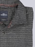 Herren Overshirt mit Druckknöpfen , Schwarz