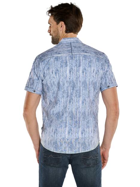 Kurzarm-Hemd gestreift