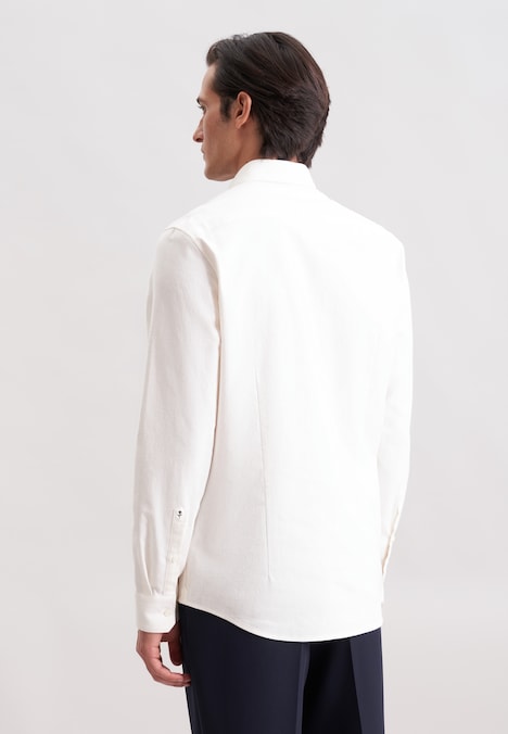 Herren Flanellhemd - Uni