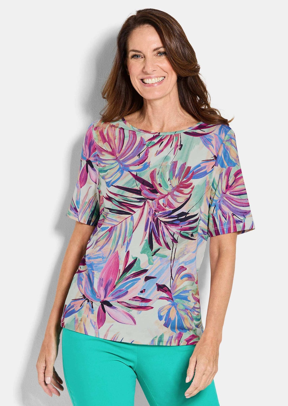 Elegantes Shirt-Duo mit Muster-Mix