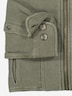 Herren Hemd uni , Oliv