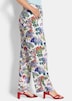 Schlupfhose mit floralem Print