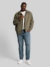 Blouson Jacke mit verstaubarer Kapuze