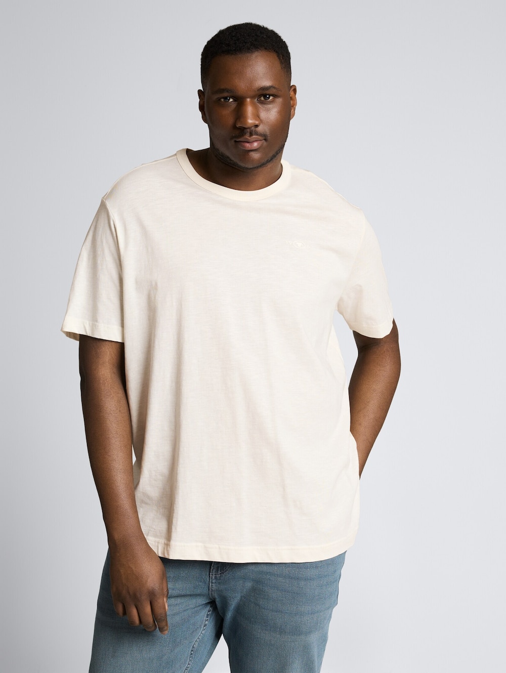 Basic T-Shirt aus Baumwolle