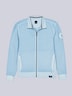 engbers Herren Sweatjacke mit Stehkragen , Hellblau