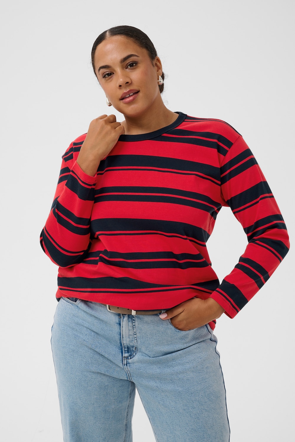T-shirt met lange mouwen Loose fit