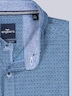 Herren Hemd uni , Saphirblau