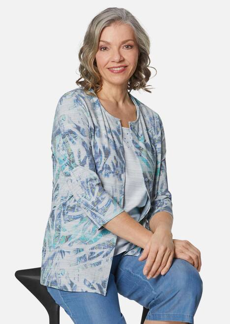 Set aus Shirtjacke und Top