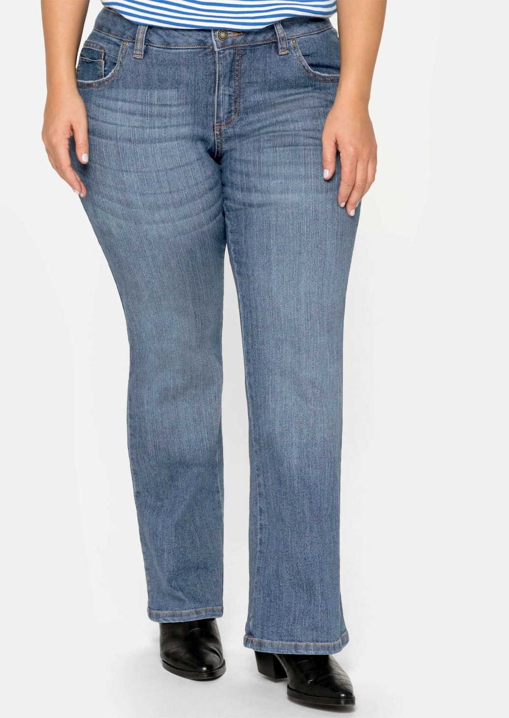 Bootcut-Jeans Uni