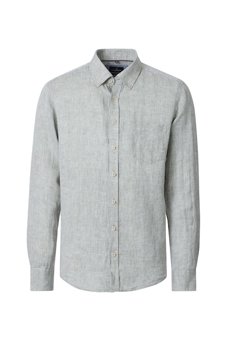 Leinenhemd uni Casual Fit