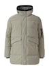 Wasserabweisender Puffer-Parka mit Kapuze und sportiven Details