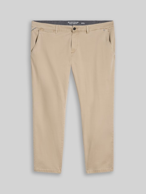 Regular Fit Chino Hose im Washed-Look