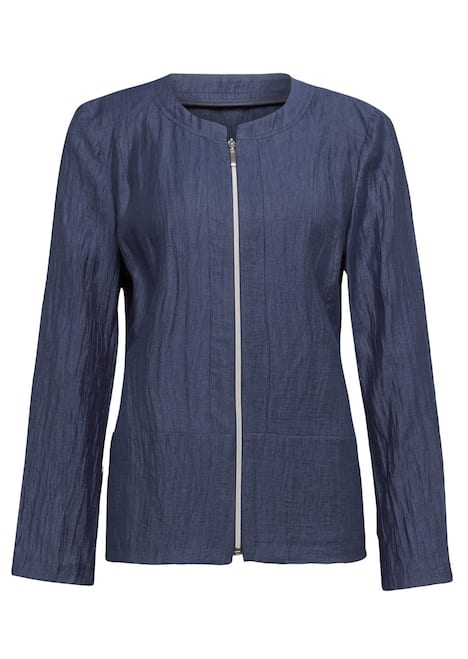 GOLDNER Blazer Lichte blazer met structuur en ritssluiting