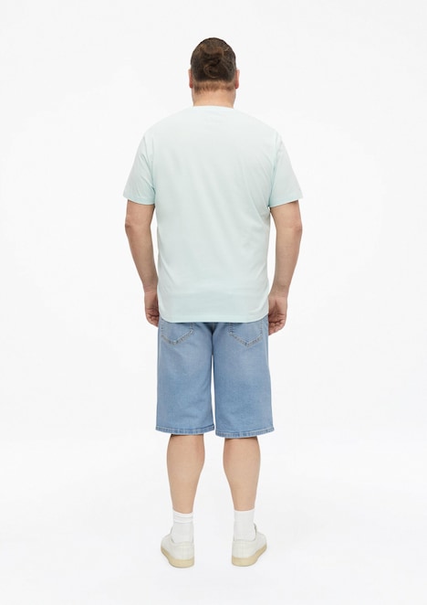 Baumwoll-T-Shirt mit Logo-Print