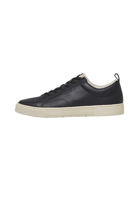 Leder-Sneaker mit Schnürung