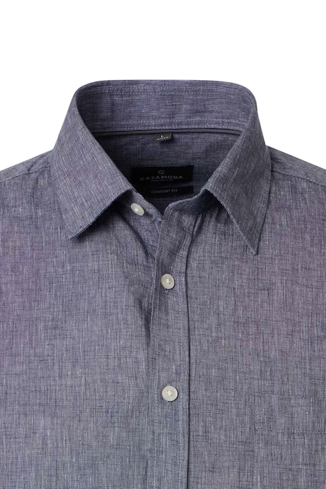 Leinenhemd uni Casual Fit