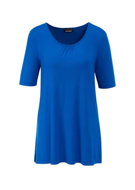 Zeitloses Shirt mit modernem Raffdetail