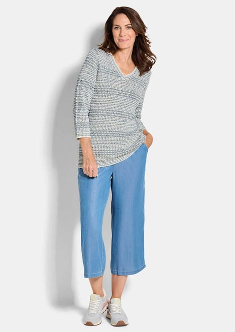 Strukturpullover mit 3D-Effekt