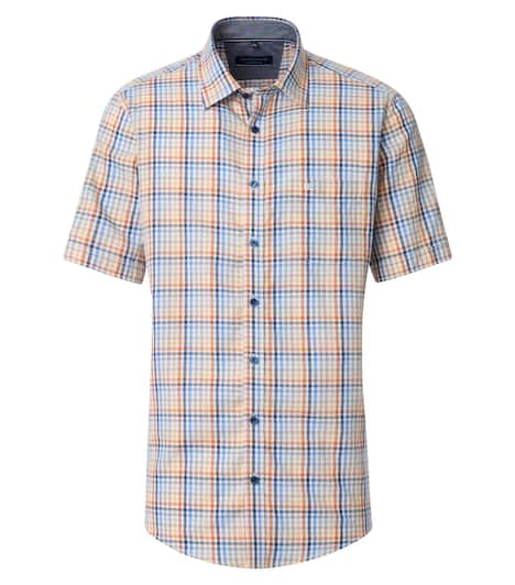 Freizeithemd Kurzarm kariert Comfort Fit