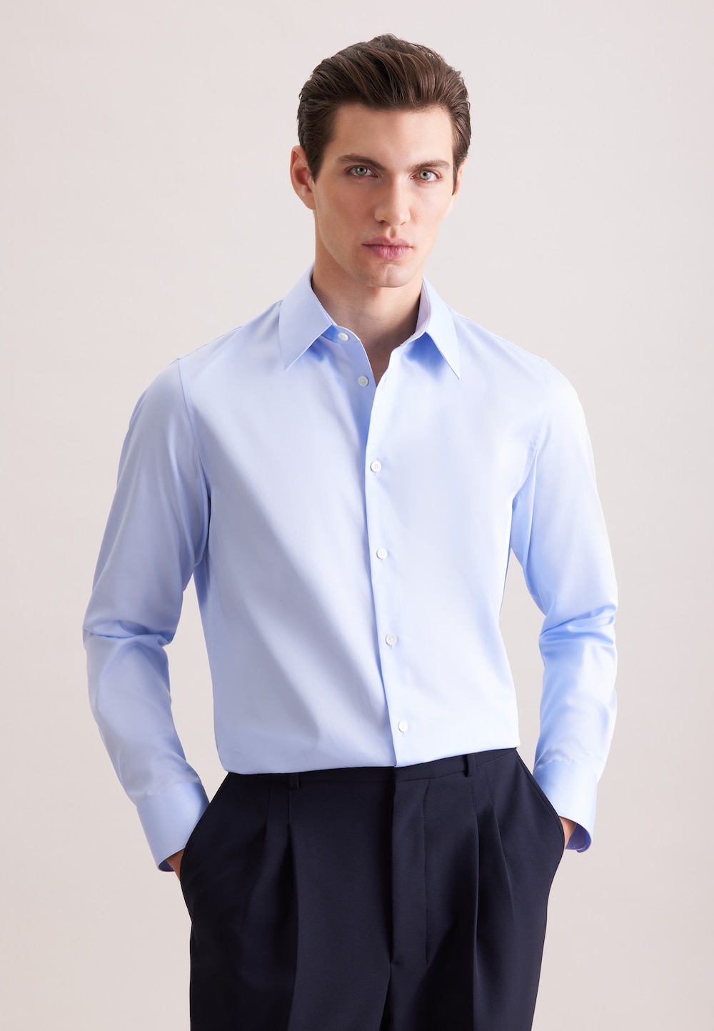 Herren Business Hemd - Uni
