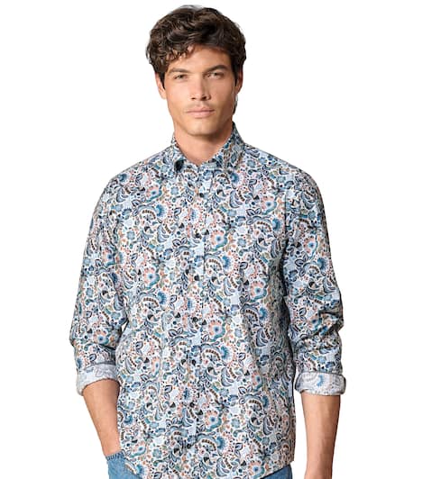 Freizeithemd Print Casual Fit