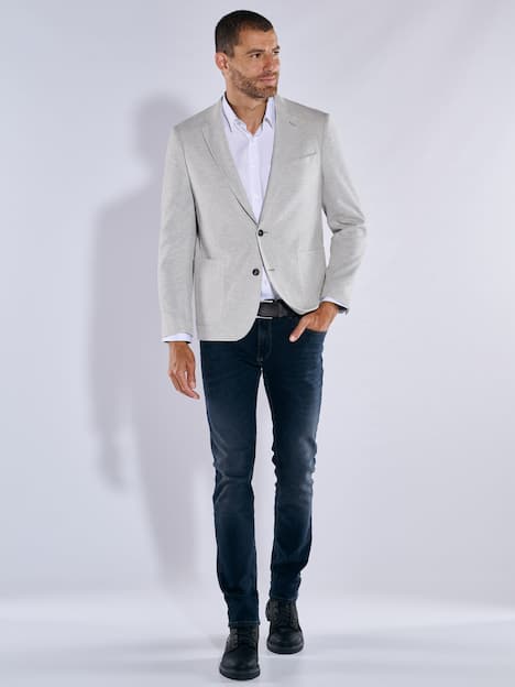 engbers Herren Freizeit-Sakko regular , Hellgrau