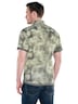 Herren Hemd kurzarm , Khaki