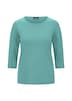 Basic shirt met boothals