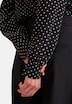 Damen Ausgestellte Bluse - Druck