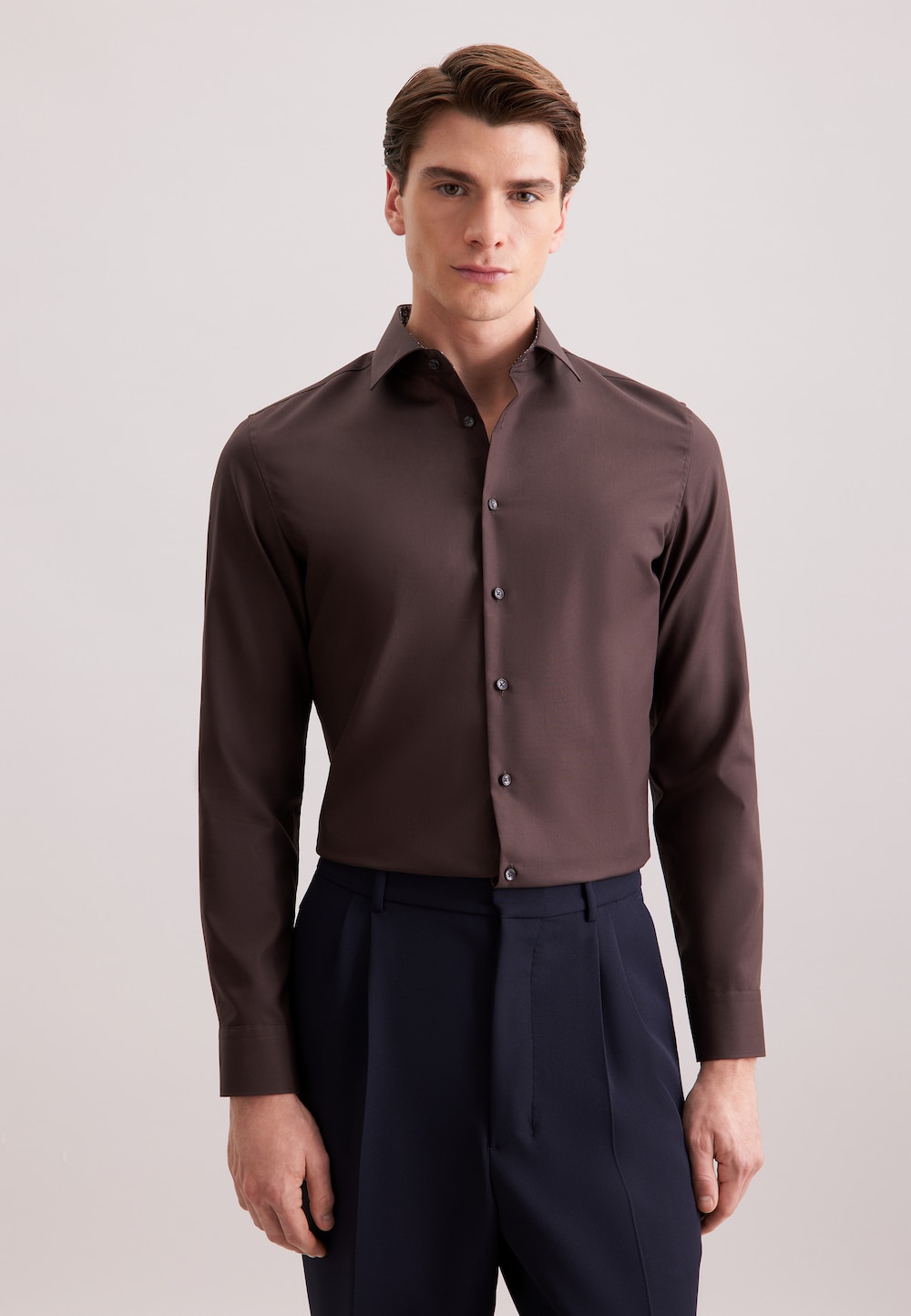 Herren Business Hemd - Uni