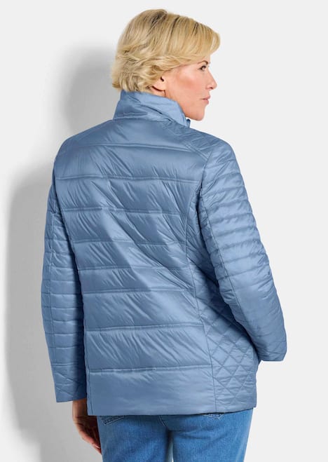 Übergangsjacke mit Muster-Mix