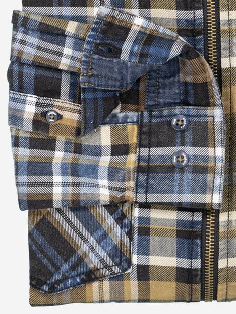 engbers Herren Overshirt kariert , Braun