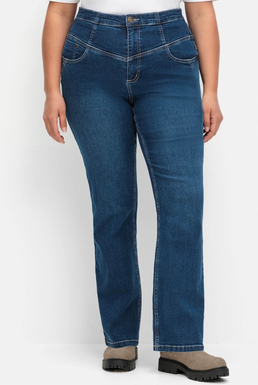 Stretch-Jeans Uni