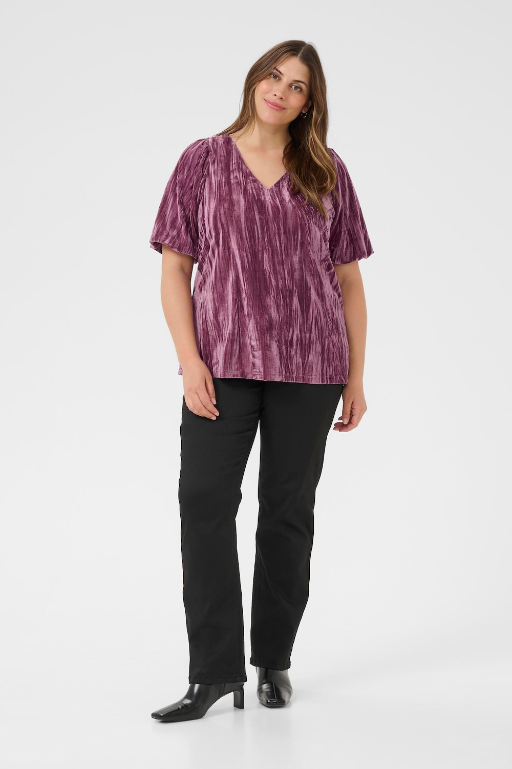 Kurzarm-Bluse Regular fit