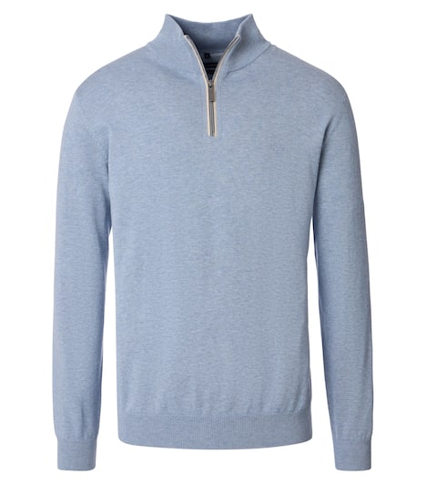 Troyer uni Basic Knitwear